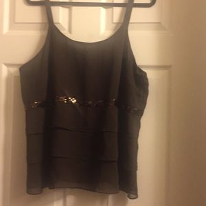 Flirty sequins tank